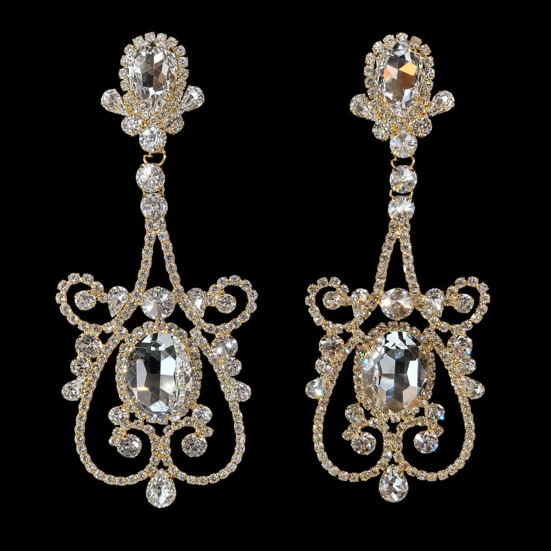 Tanisha Casadine’s Grace crystal jewelry on a black studio background