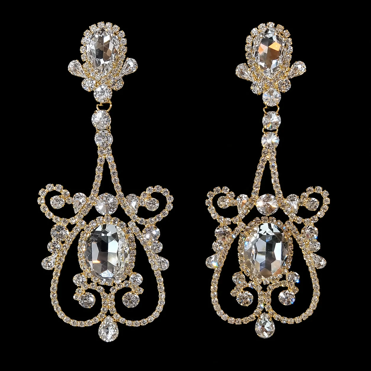 Tanisha Casadine’s Grace crystal jewelry on a black studio background